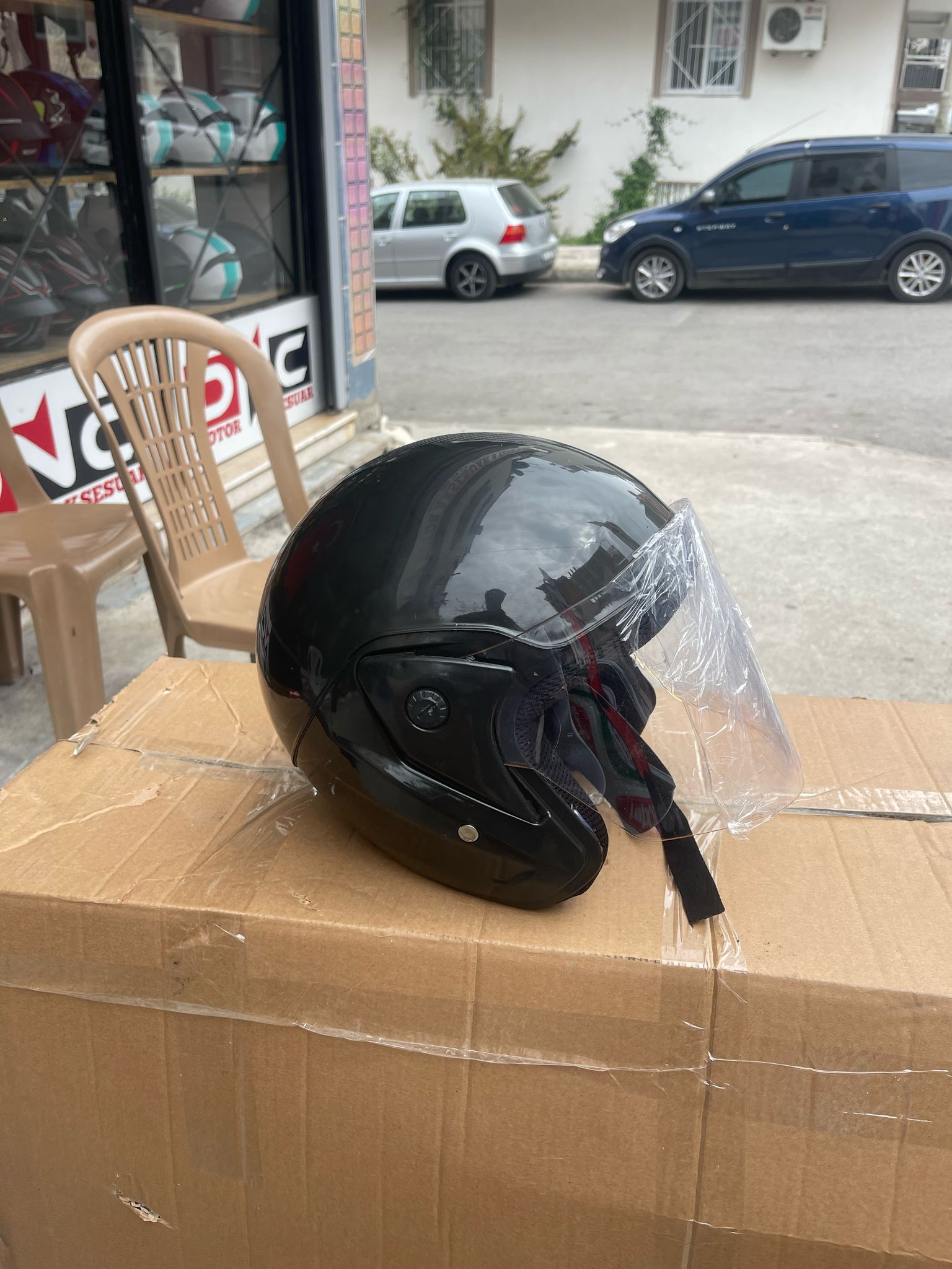 Ceza Savar Kask (SİYAH)