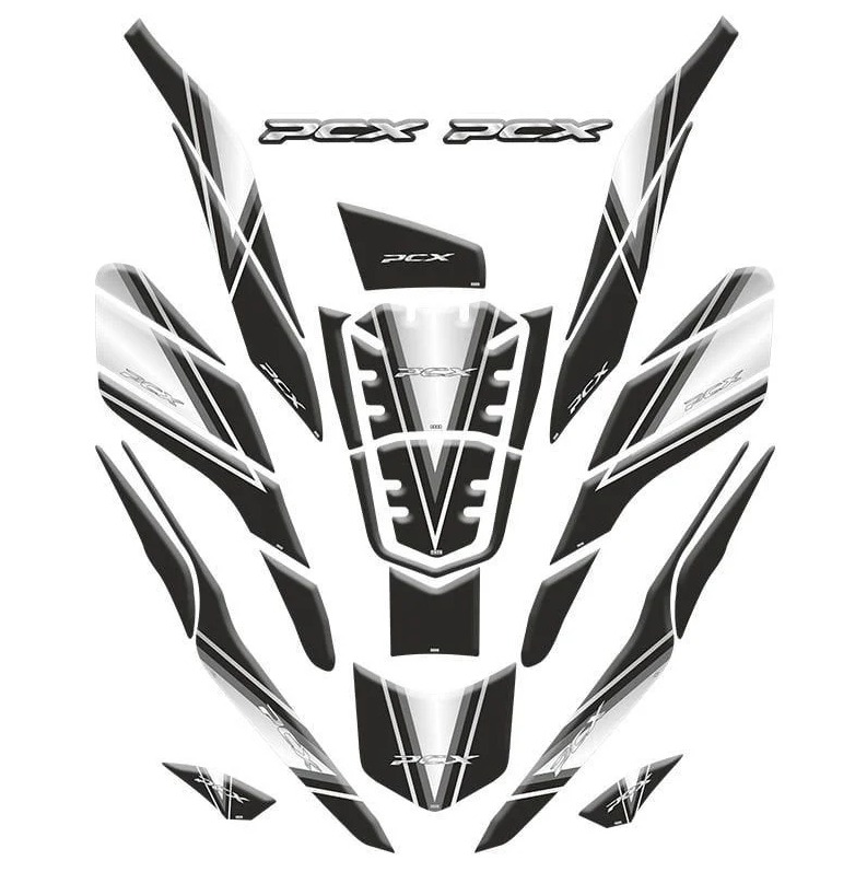 HONDA PCX 2021 - 2024 UYUMLU TANK PAD SET 004