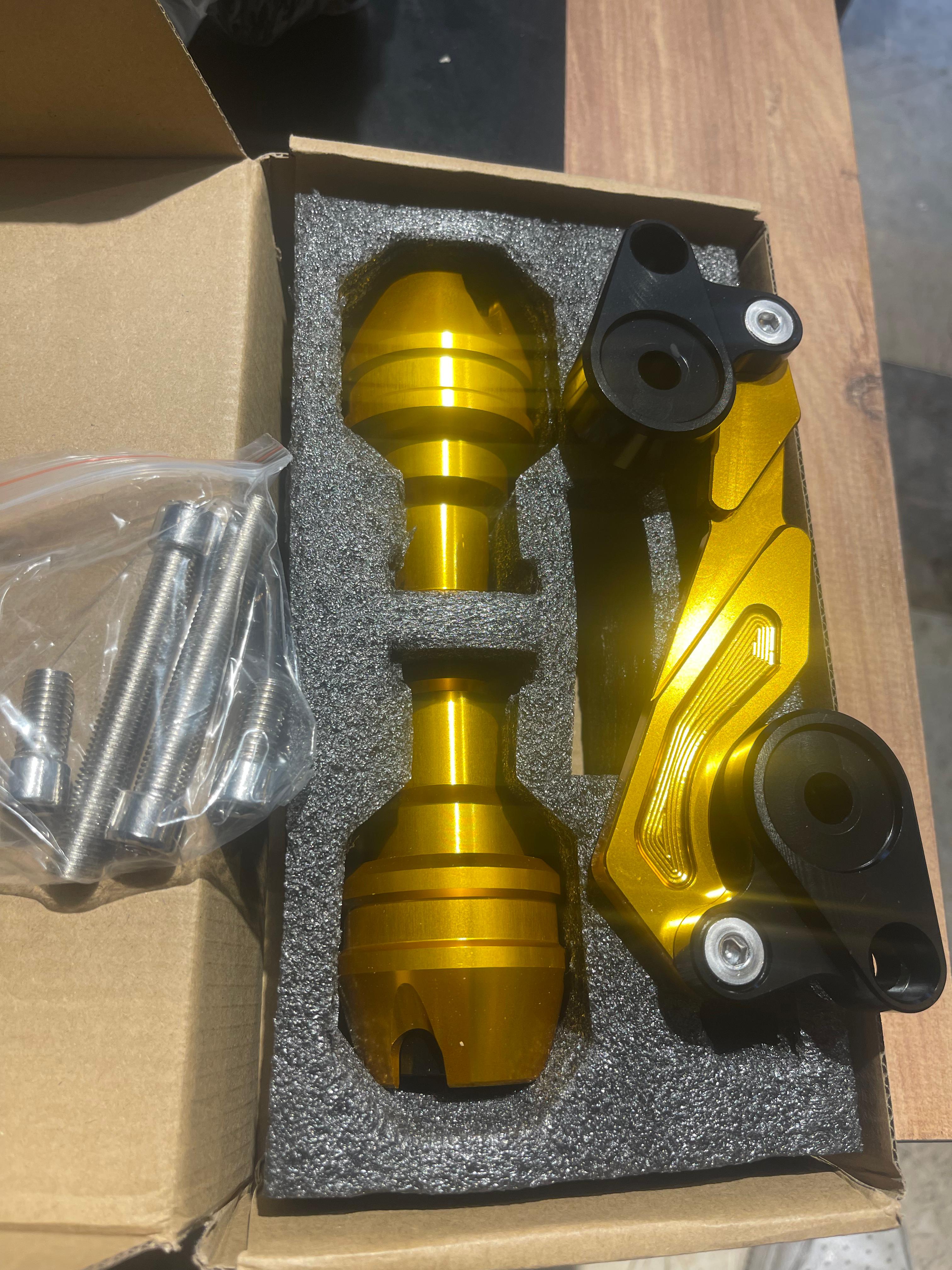 EGZOZ KORUMA TAKOZU CNC SARI (GOLD)