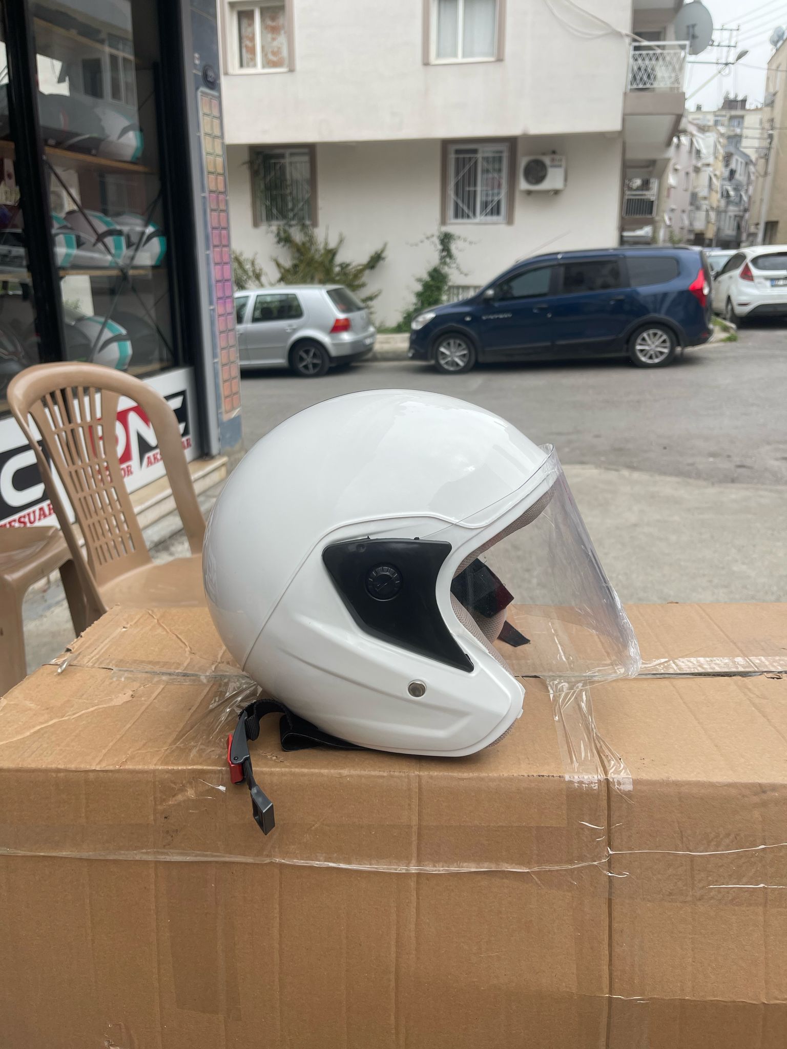 Ceza Savar Kask (BEYAZ)